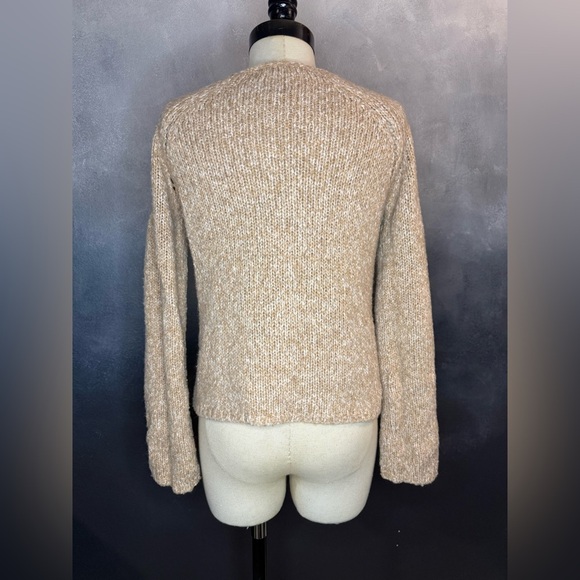 Express Tan Knit Sweater | Wool Blend | Size Small - Picture 4 of 9